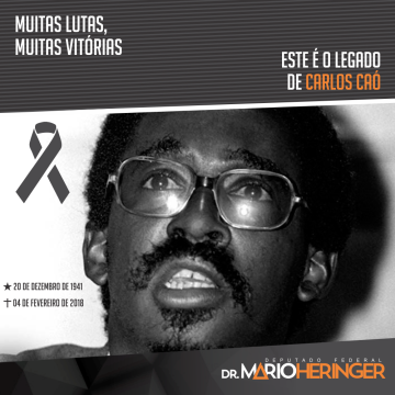 Mario Heringer lembra papel de Caó na luta contra o preconceito