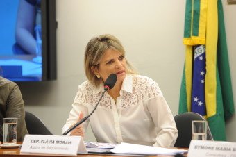 Deputada Flávia Morais agradece a colaboração dos membros da CLP