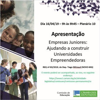 Comissão de Educação discute participação de empresas juniores na construção das Universidades Empreendedoras