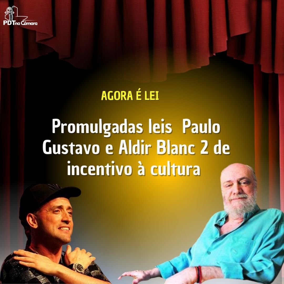 Leis de incentivo à cultura são promulgadas