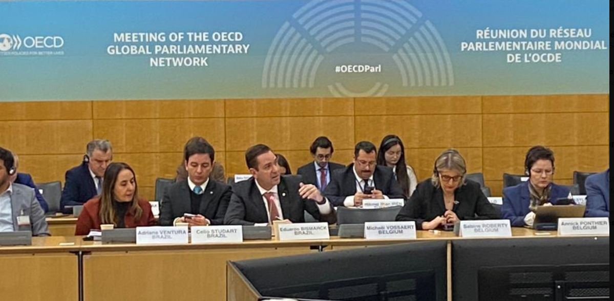 Eduardo Bismarck defende entrada do Brasil como país-membro da OCDE