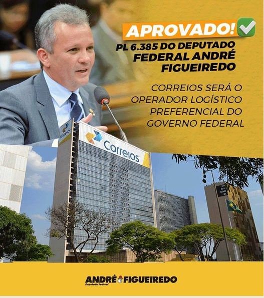 André Figueiredo: Os Correios são parte importante da história e do futuro do Brasil! Essa vitória é do povo brasileiro