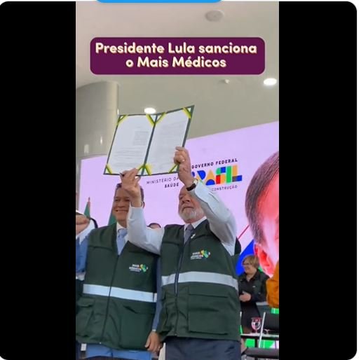 Dorinaldo Malafaia prestigia sanção do Mais Médicos