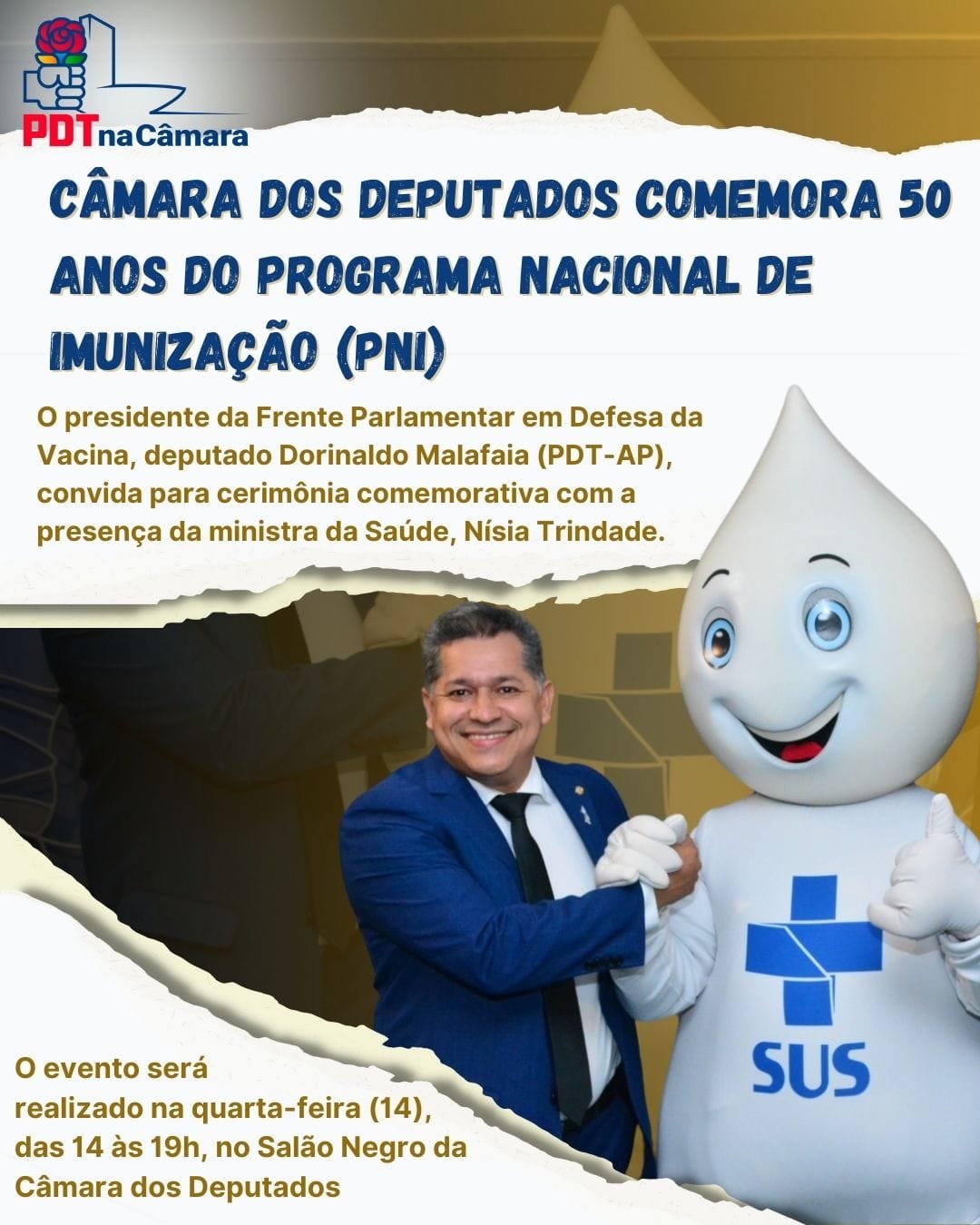 Contra o negacionismo, Programa de Imunização completa 50 anos com comemoração na Câmara