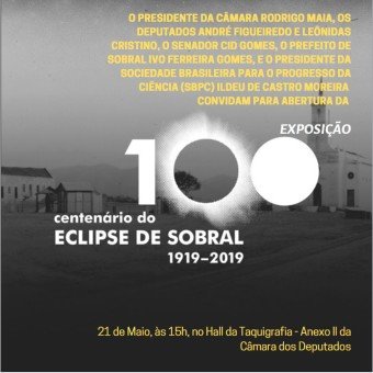 Pedetistas convidam para a abertura “Exposição Centenária do Eclipse de Sobral”
