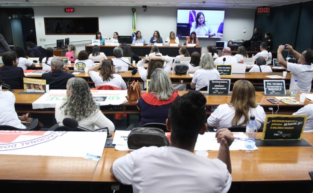 Em audiência pública deputados pedetistas cobram o pagamento do piso da enfermagem