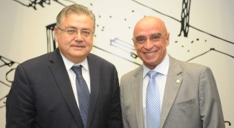 Mário Heringer recebe embaixador da Turquia na Secretaria de Relações Internacionais da Câmara