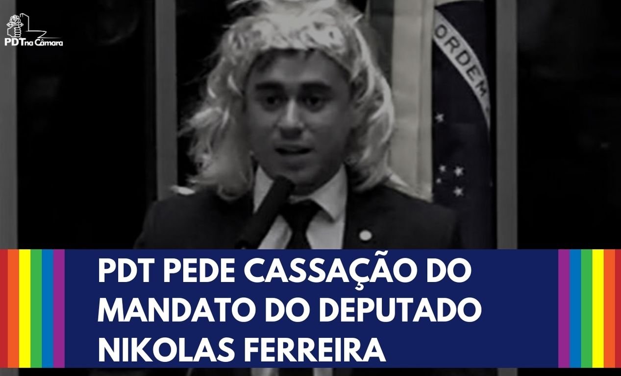 PDT, PSOL e PSB entraram com representação no conselho de ética contra o deputado Nikolas Ferreira