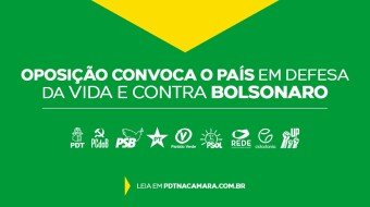 Oposição convoca o País em defesa da vida e contra Bolsonaro