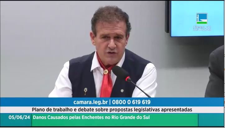 Comissão Externa aprova plano de trabalho apresentado por Pompeo de Mattos sobre enchentes no Rio Grande do Sul