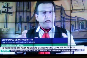 Pompeo de Mattos repudia veto à proposta que indeniza profissionais de saúde vitimas da Covid-19
